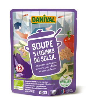 Danival Soupe 5 légumes du soleil bio 500ml